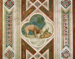 Lion avec ses lionceaux, c.1305
